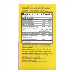 Nature's Way, Fatigued to Fantastic!, Daily Energy B Complex, 120 Veg Capsules