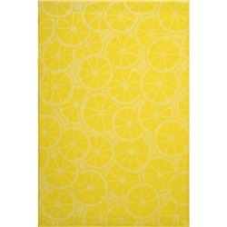 Полотенце махровое Lemon color, 100х150 см, цвет жёлтый
