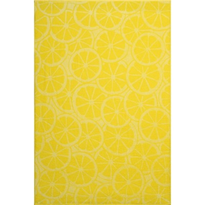 Полотенце махровое Lemon color, 100х150 см, цвет жёлтый