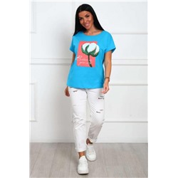 29523 футболка женская (Бирюзовый)