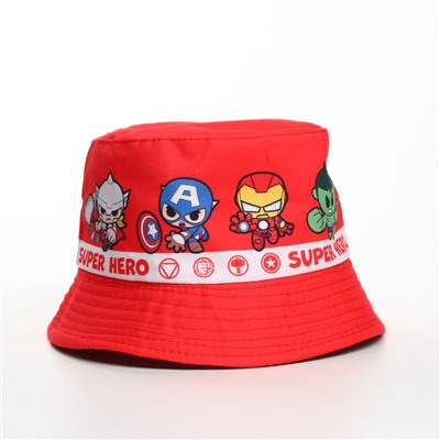 Панама детская для мальчика, размер 52-54 Марвел