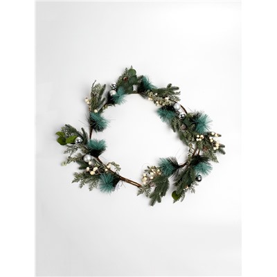 Ветка светодиодная коричневая, 153 см, 30 LED, от батареек CR2032×2, свечение тёплое белое