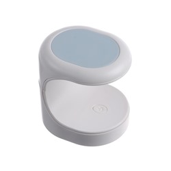 Лампа для маникюра Luazon LUF-07, UV/LED, 3 диода, 16 Вт, для типс, USB, белая