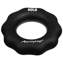 Эспандер кистевой ONLYTOP, массажный, 40 кг, цвет чёрный