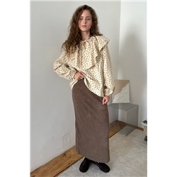 Юбка  WOOL082/01/Коричневый