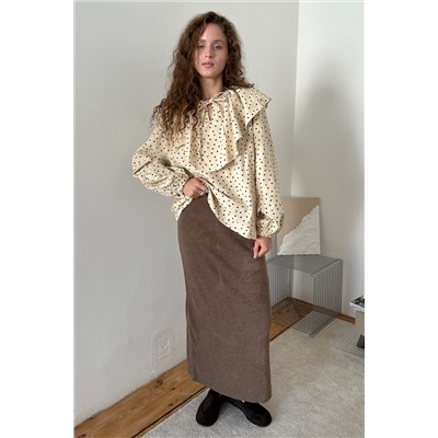 Юбка  WOOL082/01/Коричневый