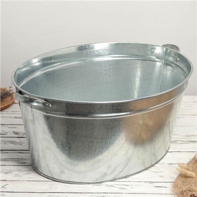 УЦЕНКА Ванна хозяйственная 40 л, оцинкованная