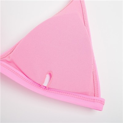 Топ купальный с треугольными чашечками женский MINAKU, размер 48, розовый