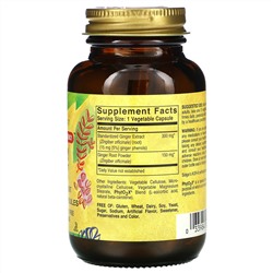 Solgar, Ginger Root Extract, 60 Vegetable Capsules