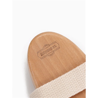 Щётка массажная для тела, из натуральной щетины, гладкая