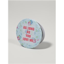 Зеркало складное «Надписи», d=7.5 см, рисунок МИКС