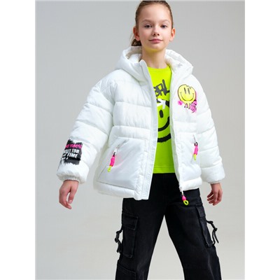 Куртка текстильная с полиуретановым покрытием для девочек