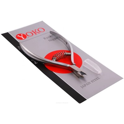 YOKO Кусачки маникюрные для кутикулы / Professional Quality SK 017/4, спиральная пружина, ручная заточка, 4 мм 5050