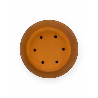 Горшок для цветов «Терра №6», керамический, с поддоном, 10.2 л, терракот