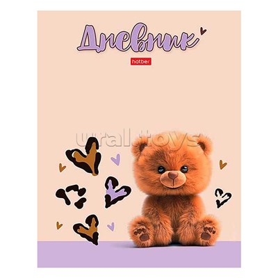 Дневник 1-11кл. 40л А5ф тв.переплет ламинация Soft-touch "Топтыжка"