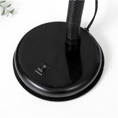 Лампа настольная Е27, с выкл. (220 В) черная (203 В) RISALUX