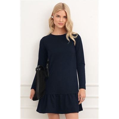 Женское платье трапеция из футера Happyfox