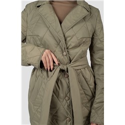 01-12092 Пальто женское демисезонное (пояс)