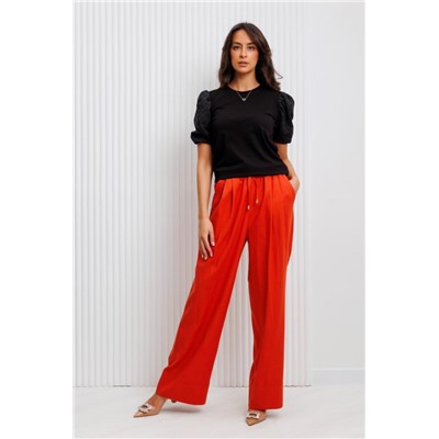 303 Футболка женская трикотажная (Черный)