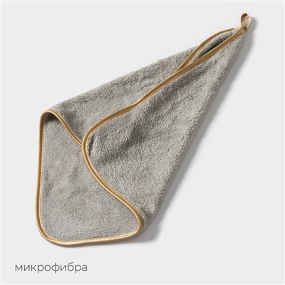Салфетка для уборки Raccoon Gold Grey, 32×32 см, серая