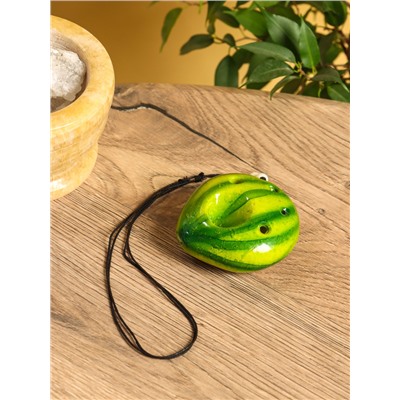 Сувенирный музыкальный инструмент свисток, 7×8×3 см, МИКС