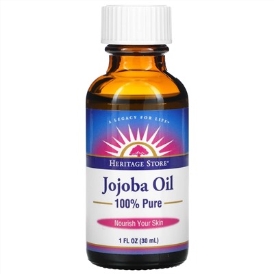 Heritage Store, 100% Pure Jojoba Oil, 1 fl oz (30 ml)