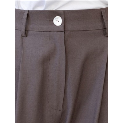 Брюки палаццо с защипами из плотного лиоцелла