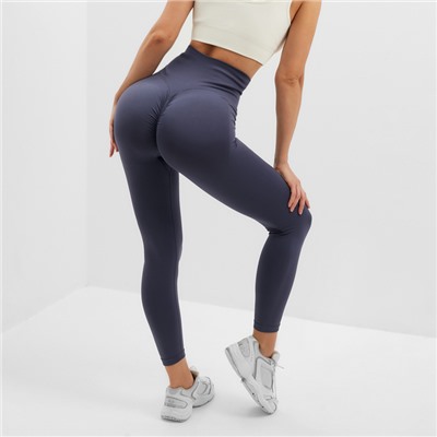 Легинсы спортивные женские MINAKU: SPORTLY, синие, размер 40-42