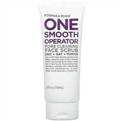Formula 10.0.6, One Smooth Operator, Pore Clearing Face Scrub, 3.4 fl oz (100 ml)