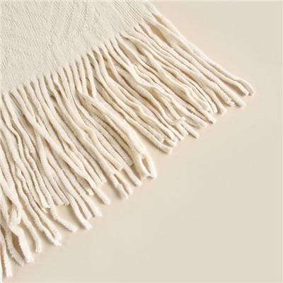 Плед «Этель» Soft, 130×170 см, 100% акрил, белый