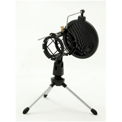 Микрофонная стойка настольная с поп-фильтром