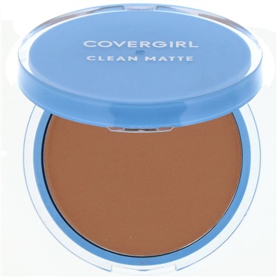 Covergirl, Clean Matte, компактная пудра, оттенок 555 «Мягкий медовый», 10 г (0,35 унции)