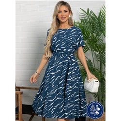 Платье Наталья (синее) П15758-55М