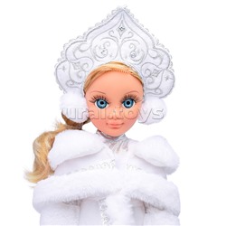 Кукла Анастасия Снегурочка со звуком