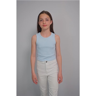 Майка-топ в рубчик для девочки Happyfox