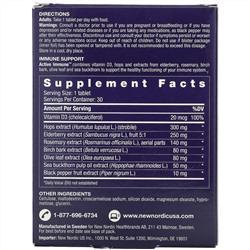 New Nordic, Active Immune, Immune Support, 30 Tablets