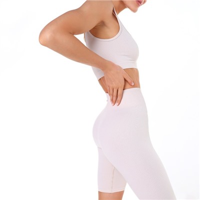 Велосипедки женские, цвет кремовый, размер 44 (M)