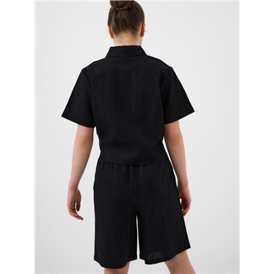 Комплект текстильный для девочек: рубашка, шорты