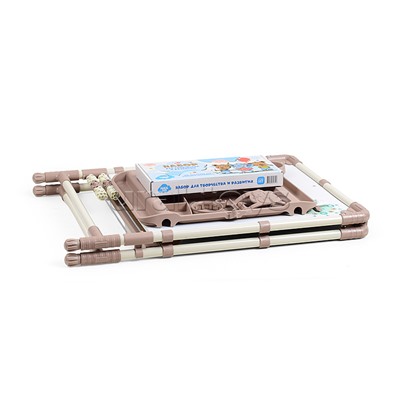 Мольберт «Доска знаний» двусторонний (бежевый-2)