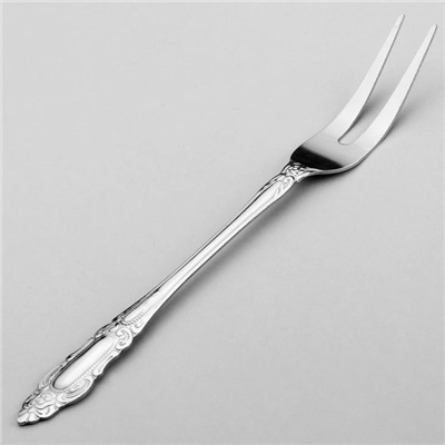 Вилка для мяса «Королевство», h=23 см, нержавеющая сталь, серебристая