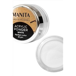 Manita Professional Акриловая пудра мелкодисперсная «White», 50 г KRISTALLER, 1109956