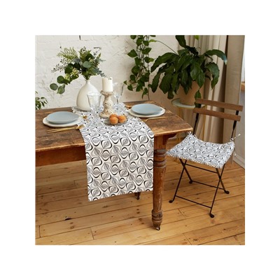 Подушка на стул «Этель» Leaves, 42×42 см