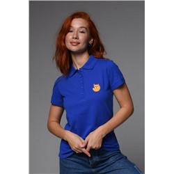 8524 футболка поло женская (Индиго)