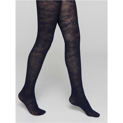 Колготки детские CONTE KETTY Эластичные колготки с ажурным цветочным рисунком