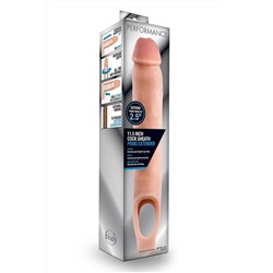 Телесная насадка на пенис 11.5 Inch Cock Sheath Penis Extender - 29,2 см.