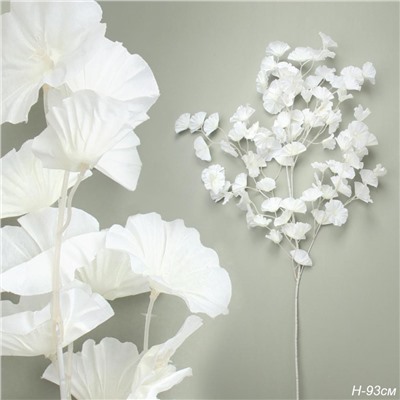 Цветок искусственный БЕЛЫЙ 93 см / ZHQ-16 /уп 5/100/200/