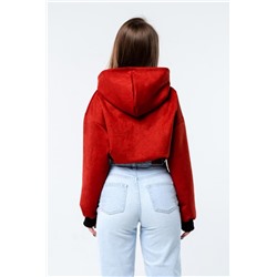 Свитшот 4 оверсайз короткий (Терракот)