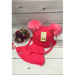 набор шапка + манежка