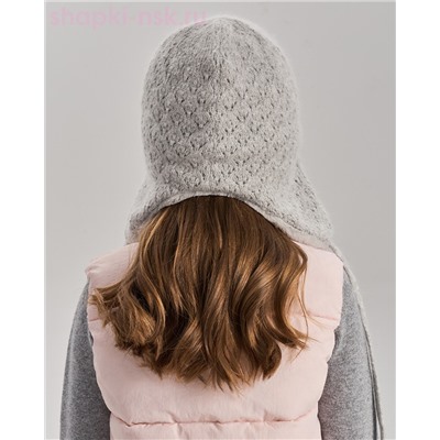 Лилли ажур Ушанка для девочки (54-56)