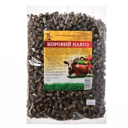 Удобрение Коровий навоз, гранулированный, 2 л